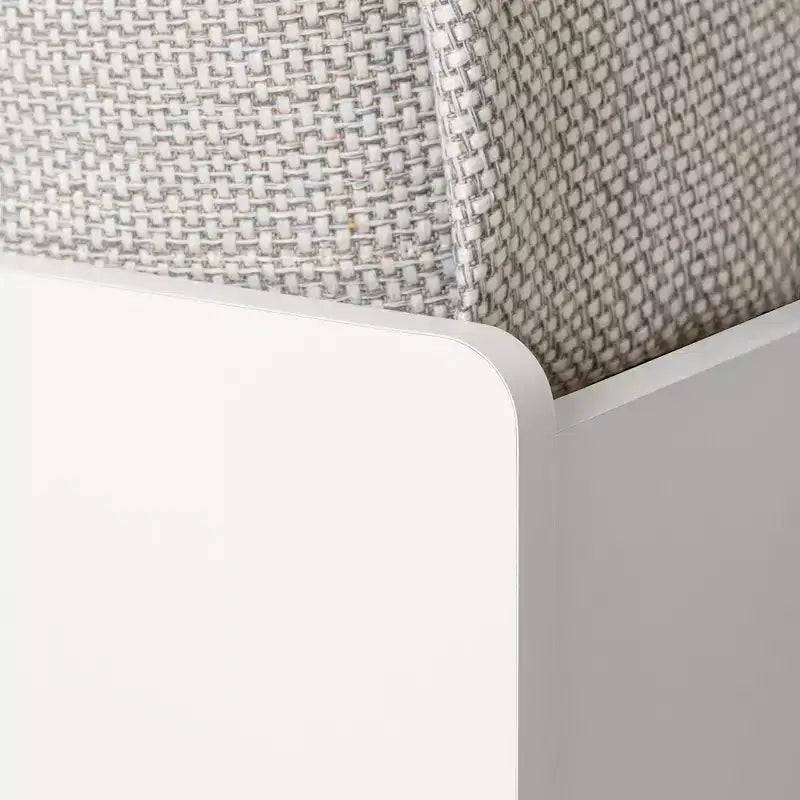 Munich Mates Kids' Bed with 3 Drawers Pure White - South Shore: Modern Twin Platform, Matte Finish, MDF Frame