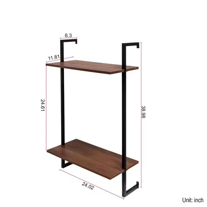 GDFStudio Sian Modern 2-Tier and 3-Tier Metal Bathroom Storage Shelves
