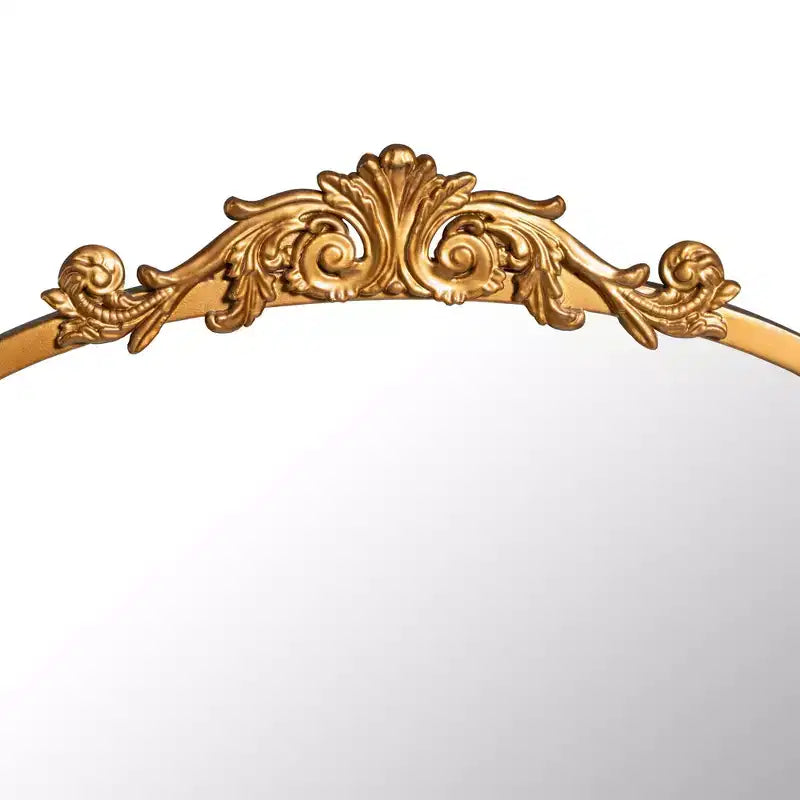 20x30 Inch Carved Black Arched Medicine Cabinet with Mirror Recessed or Surface Mount Sturdy Vintage Metal Frame