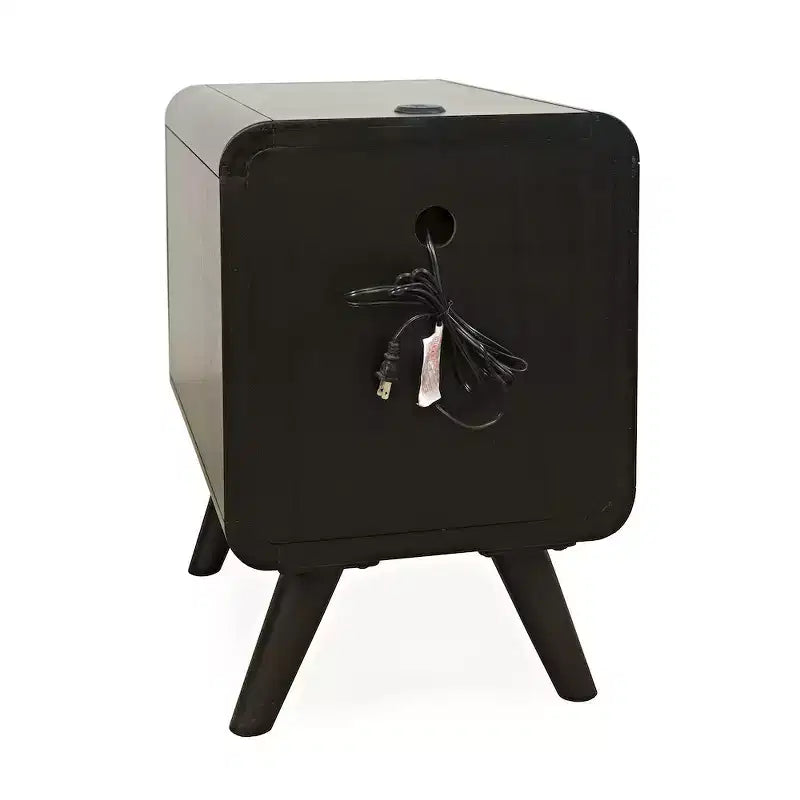 Jofran,Marlowe Mid-Century Modern 24 Curved End Table with Storage Drawers