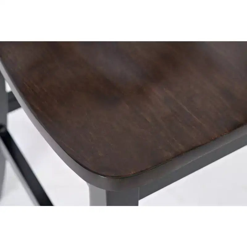 Jofran, Asbury Park Solid Acacia Farmhouse X Back Stool (Set of 2)