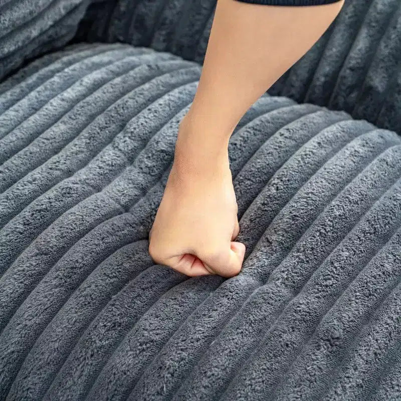 TUYOHW 400LB Capacity Bean Bag Chair,Oversized Corduroy Lounger with Armrests,High-Resilience Foam for Adults & Teens