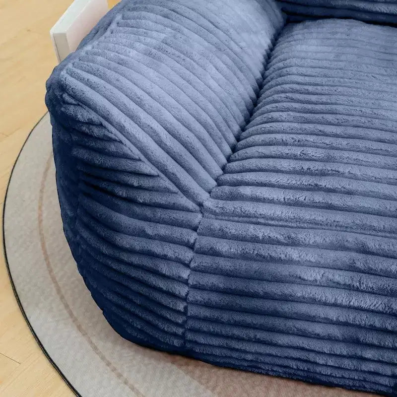 TUYOHW 400LB Capacity Bean Bag Chair,Oversized Corduroy Lounger with Armrests,High-Resilience Foam for Adults & Teens