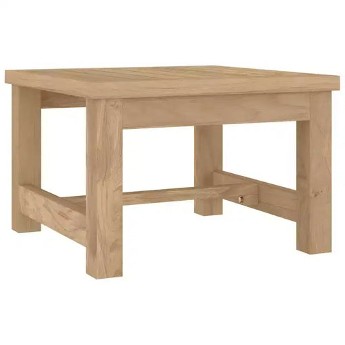 vidaXL Coffee Table 17.7x17.7x11.8 Solid Wood Teak