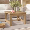 vidaXL Coffee Table 17.7x17.7x11.8 Solid Wood Teak