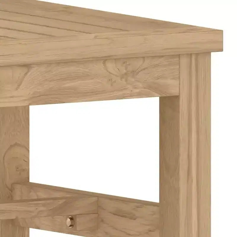 vidaXL Coffee Table 17.7x17.7x11.8 Solid Wood Teak