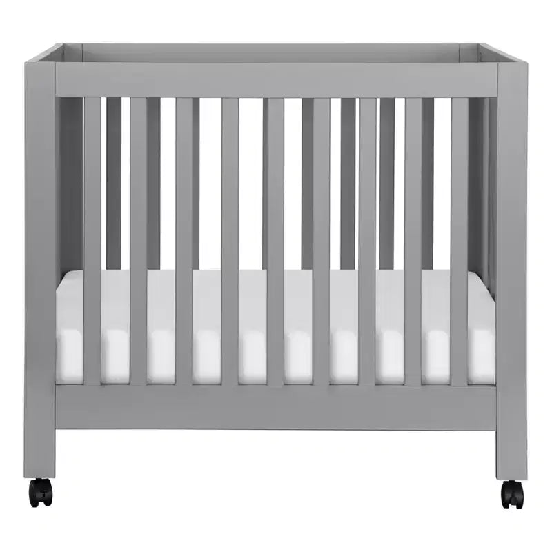 Babyletto Origami Mini Portable Folding Crib with Wheels