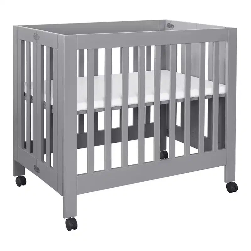 Babyletto Origami Mini Portable Folding Crib with Wheels