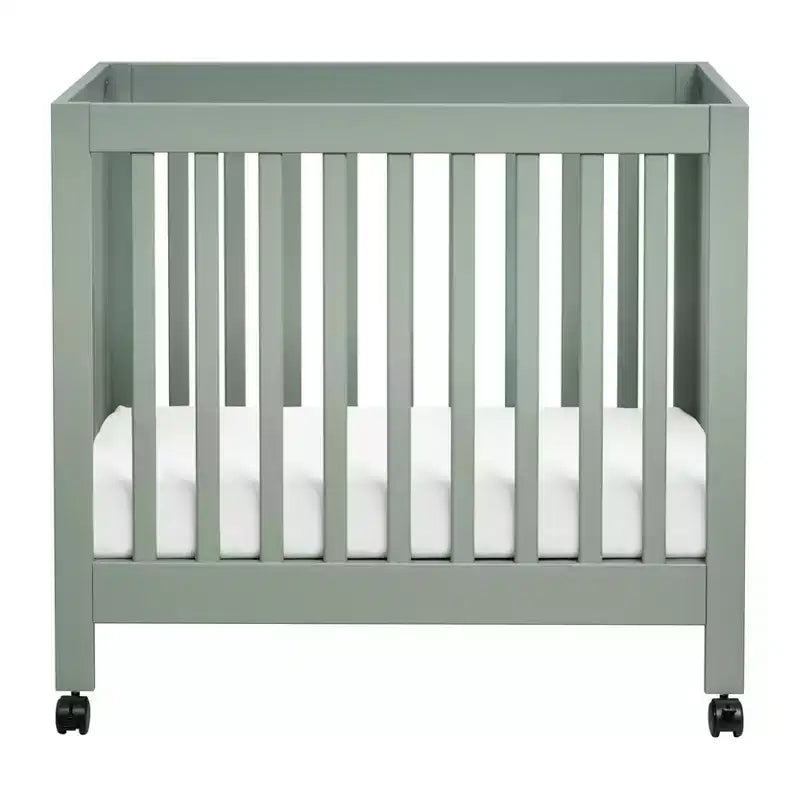 Babyletto Origami Mini Portable Folding Crib with Wheels