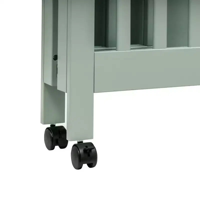 Babyletto Origami Mini Portable Folding Crib with Wheels
