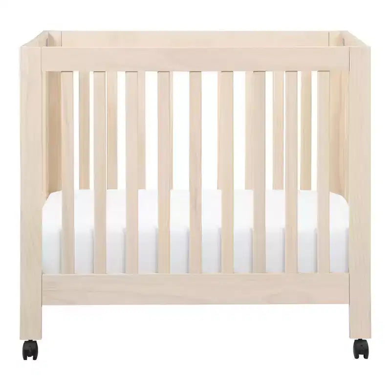 Babyletto Origami Mini Portable Folding Crib with Wheels