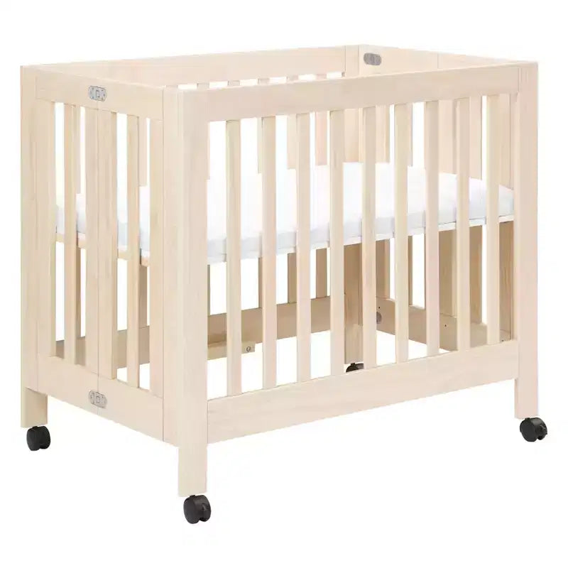 Babyletto Origami Mini Portable Folding Crib with Wheels
