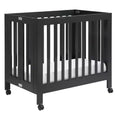 Babyletto Origami Mini Portable Folding Crib with Wheels