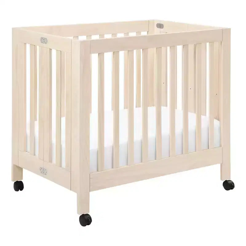 Babyletto Origami Mini Portable Folding Crib with Wheels