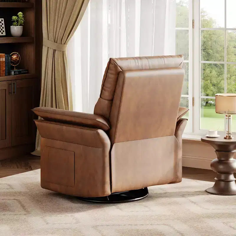 Power Recliner Swivel Rocker: 270 Glider, USB Port, Chenille upholstered , Double Armrests - for Living Room & Nursery