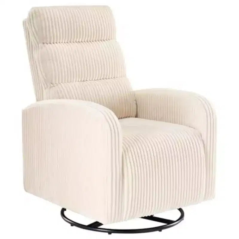 TUYOHW 360 Swivel Rocking Chair,High Back Sofa Chair with Thickened Cushion, Plush Single Seater for Living Room